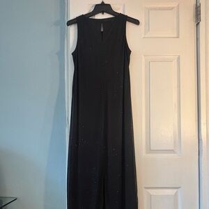 Vince Camuto Black Maxi Dress size small sparkly, elegant